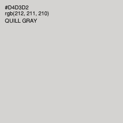 #D4D3D2 - Quill Gray Color Image
